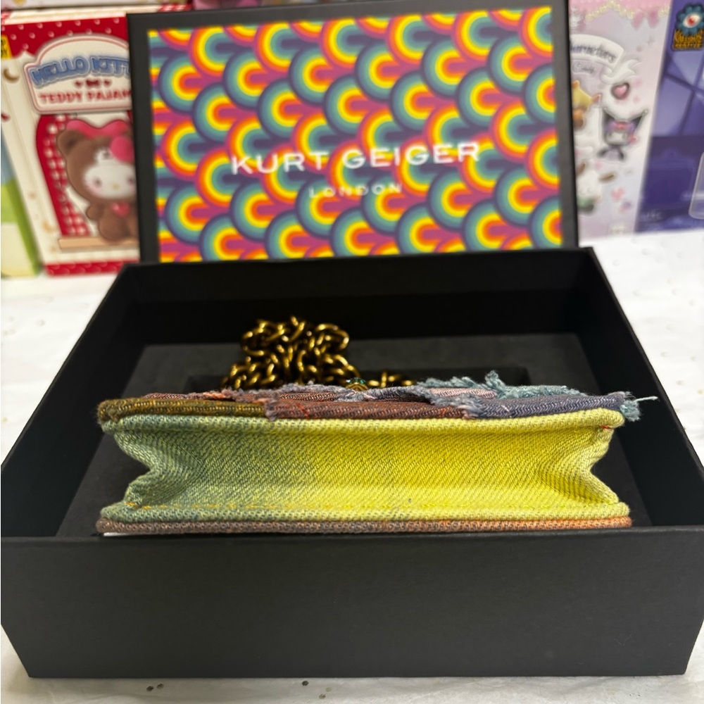 Kurt Geiger Multicolor Denim Micro Kensington 🌈 - Picture 6 of 16